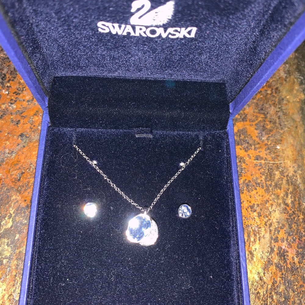 Swarovski Necklace and Earring set